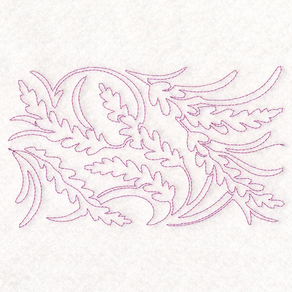 Spring Flowers - Lavender (Edge-to-Edge Quilting)