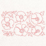 Spring Flowers - Poppies (Edge-to-Edge Quilting)