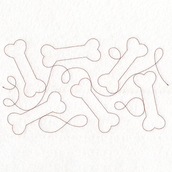 Dog Bones for Days (Edge-to-Edge Quilting)