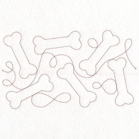 Dog Bones for Days (Edge-to-Edge Quilting)
