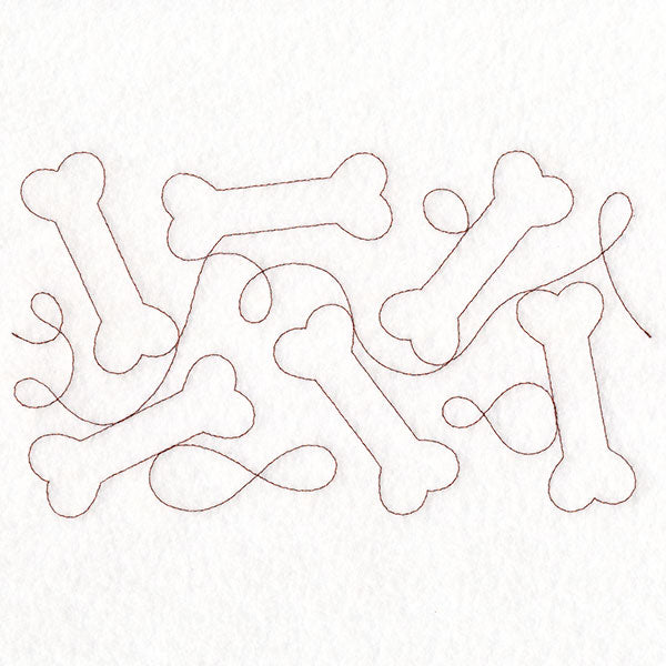 Dog Bones for Days (Edge-to-Edge Quilting)