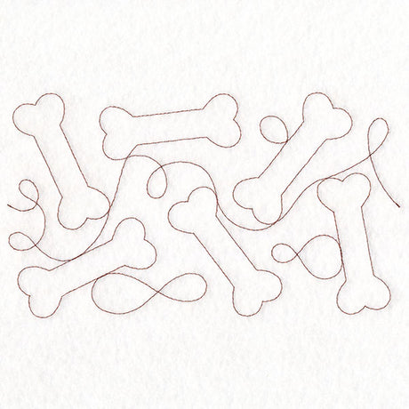 Dog Bones for Days (Edge-to-Edge Quilting)