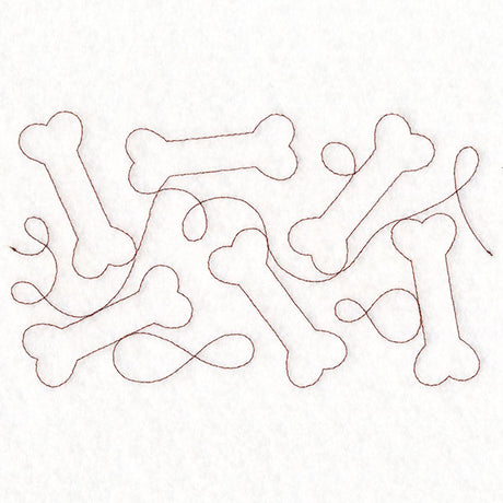 Dog Bones for Days (Edge-to-Edge Quilting)