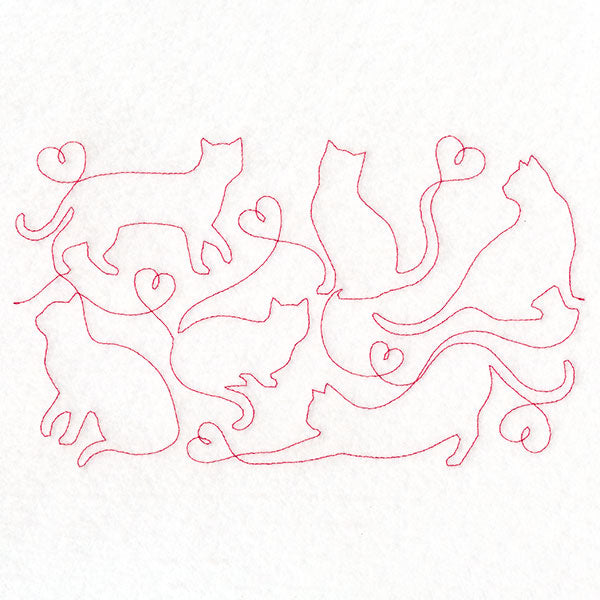 Cat's Meow (Edge-to-Edge Quilting)