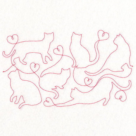 Cat's Meow (Edge-to-Edge Quilting)