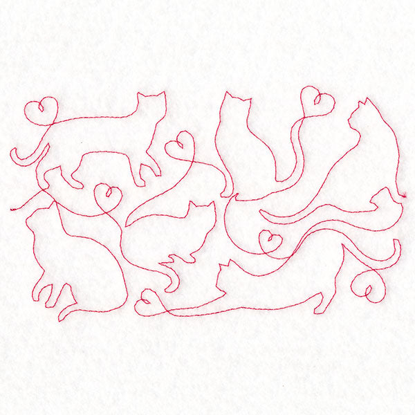 Cat's Meow (Edge-to-Edge Quilting)