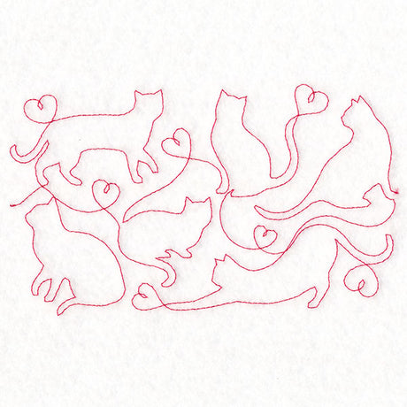 Cat's Meow (Edge-to-Edge Quilting)