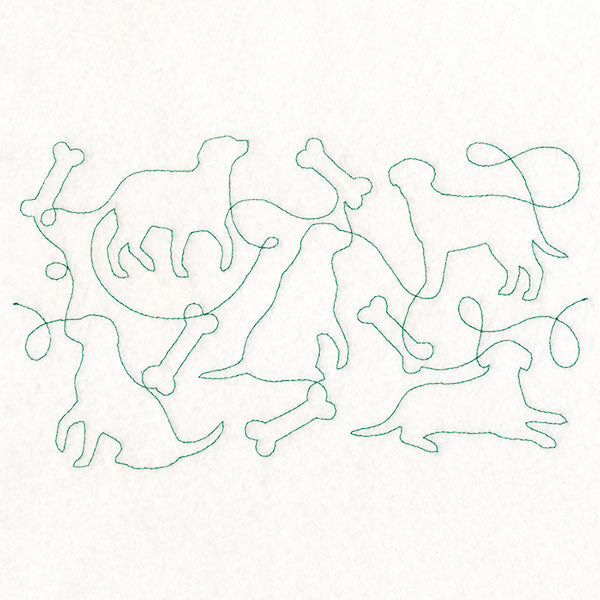 Dogs for Days (Edge-to-Edge Quilting)