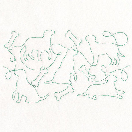 Dogs for Days (Edge-to-Edge Quilting)