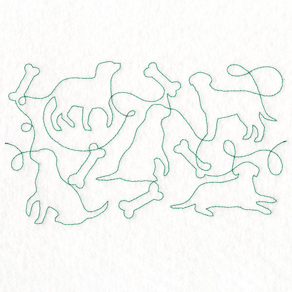 Dogs for Days (Edge-to-Edge Quilting)