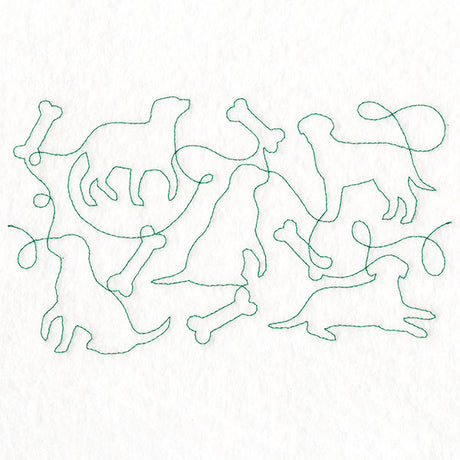 Dogs for Days (Edge-to-Edge Quilting)
