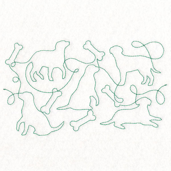 Dogs for Days (Edge-to-Edge Quilting)