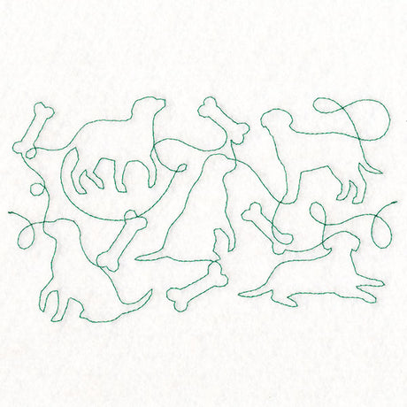 Dogs for Days (Edge-to-Edge Quilting)