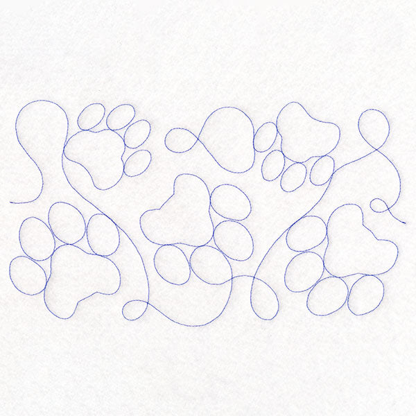 Perfect Pet Paws (Edge-to-Edge Quilting)