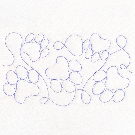 Perfect Pet Paws (Edge-to-Edge Quilting)