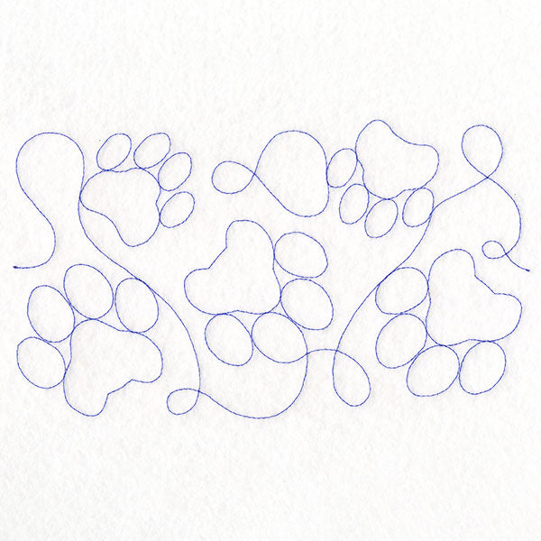 Perfect Pet Paws (Edge-to-Edge Quilting)