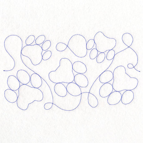 Perfect Pet Paws (Edge-to-Edge Quilting)