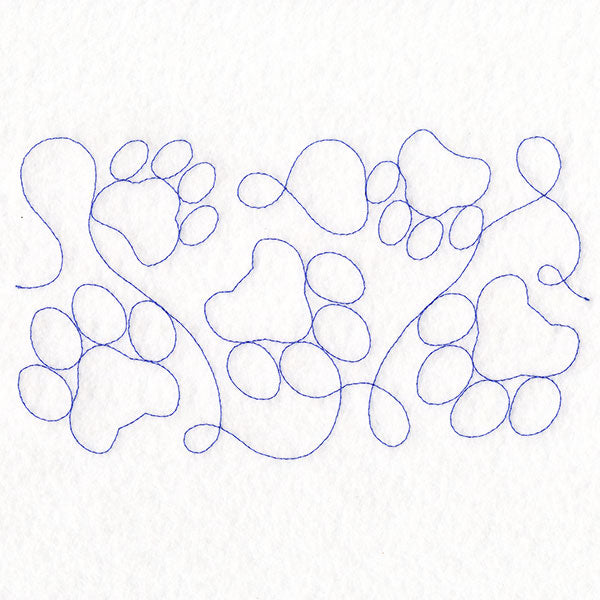 Perfect Pet Paws (Edge-to-Edge Quilting)