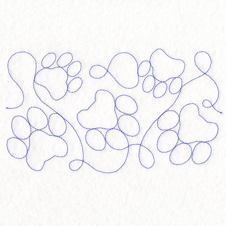 Perfect Pet Paws (Edge-to-Edge Quilting)