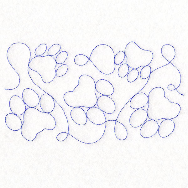 Perfect Pet Paws (Edge-to-Edge Quilting)