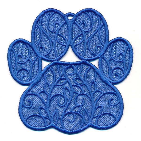 Cat Paw Ornament (Lace)