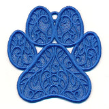 Dog Paw Ornament (Lace)