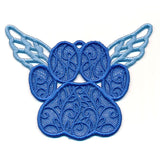 Cat Paw Ornament with Wings (Lace)