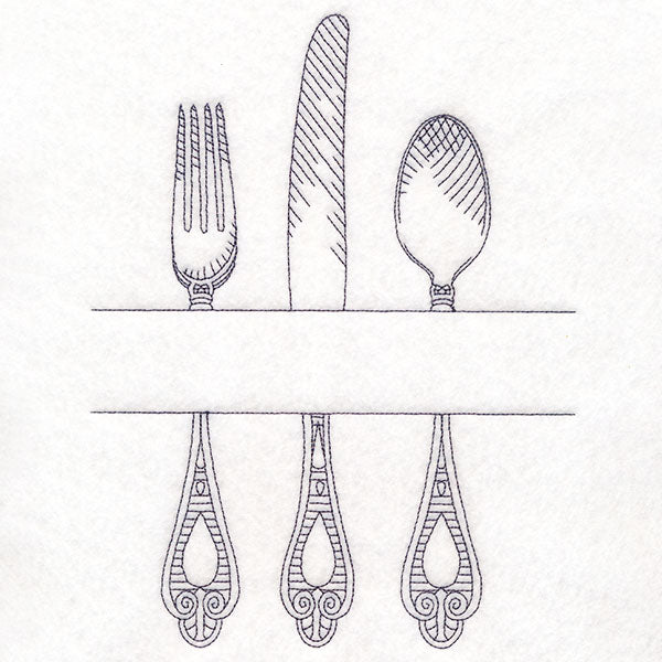 Customizable Kitchen Frame - Cutlery Set