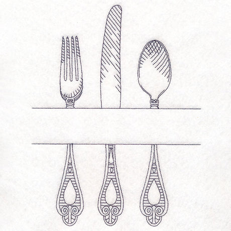 Customizable Kitchen Frame - Cutlery Set