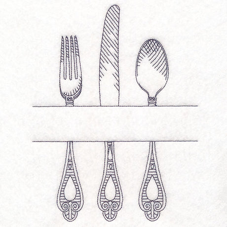 Customizable Kitchen Frame - Cutlery Set