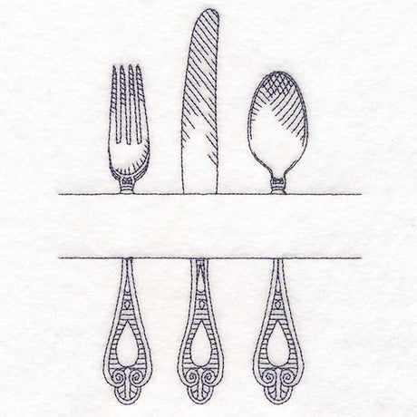 Customizable Kitchen Frame - Cutlery Set