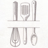 Customizable Kitchen Frame - Cooking Utensils