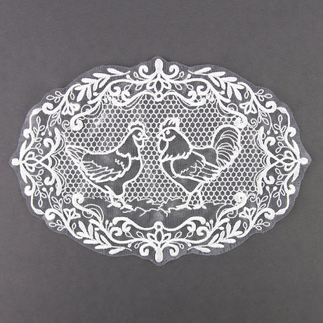 Farmhouse Chicken Doily (Organza)