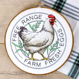 Farm Fresh Eggs Chicken Stamp