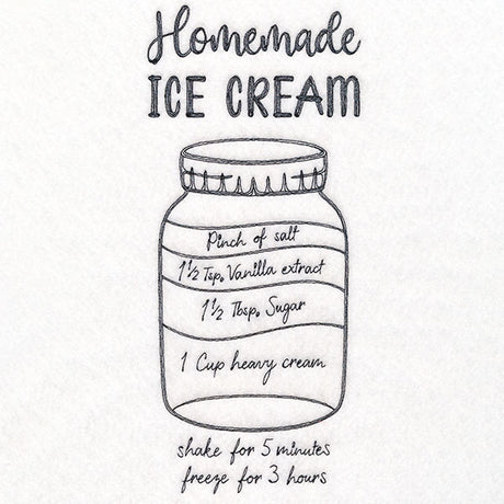Homemade Ice Cream Recipe