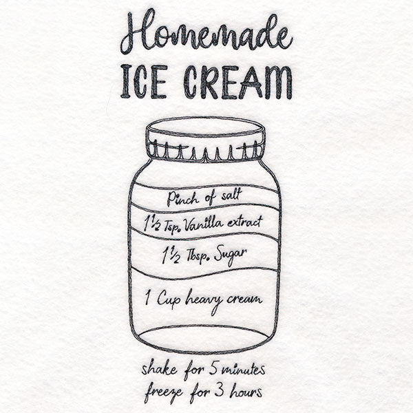 Homemade Ice Cream Recipe