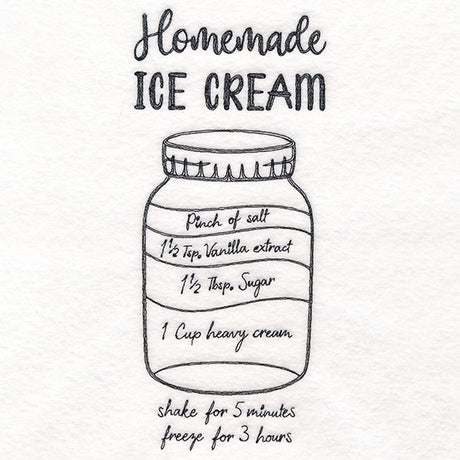 Homemade Ice Cream Recipe