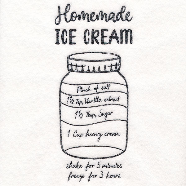 Homemade Ice Cream Recipe