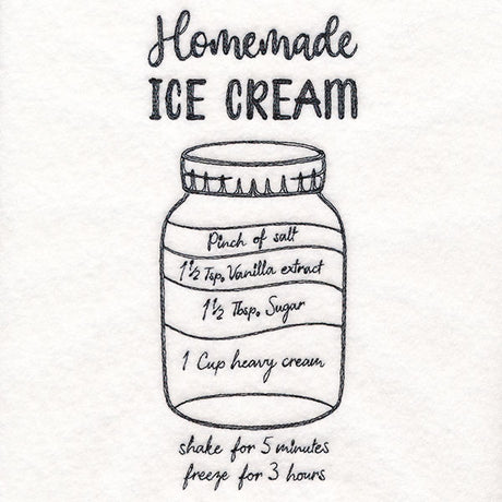 Homemade Ice Cream Recipe