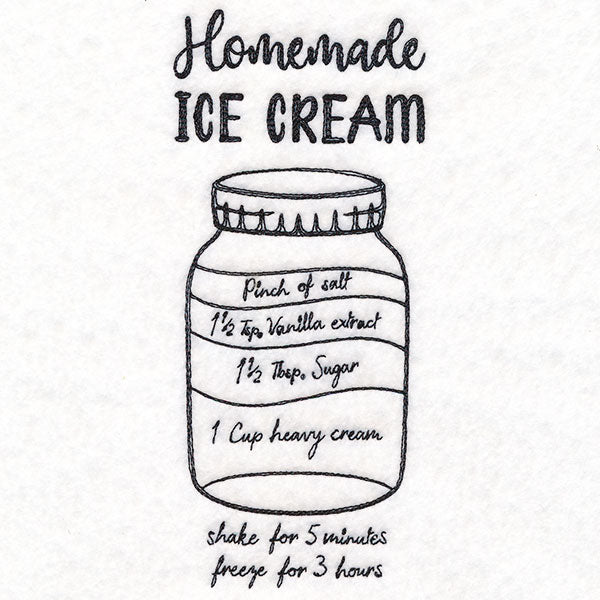 Homemade Ice Cream Recipe