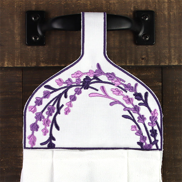 Farmhouse Lavender Towel Topper