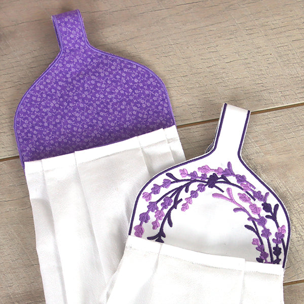 Farmhouse Lavender Towel Topper