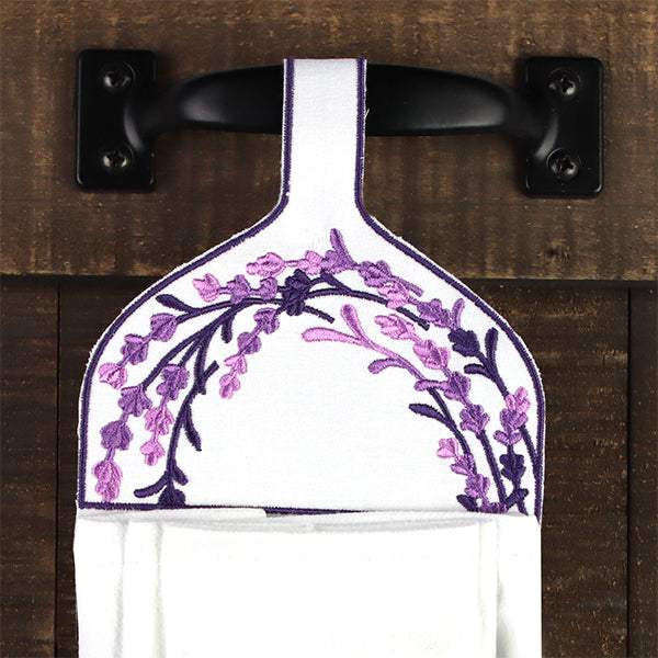 Farmhouse Lavender Towel Topper