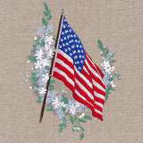 Old Glory Flag and Blooms
