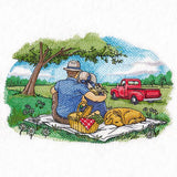 Old Time Picnics in the Park Scene