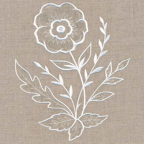Wild Anemone Accent (Whitework)