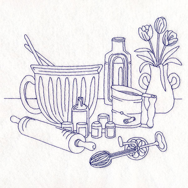 Timeless Kitchen Scenes - Baking