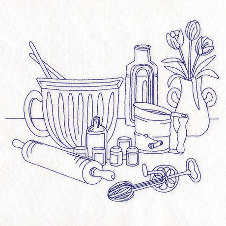 Timeless Kitchen Scenes - Baking