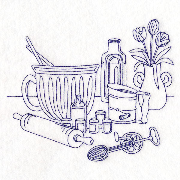 Timeless Kitchen Scenes - Baking