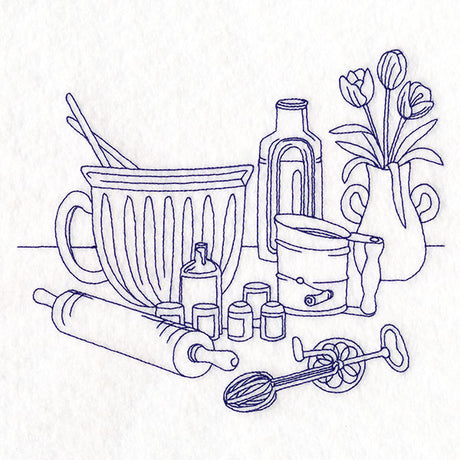 Timeless Kitchen Scenes - Baking